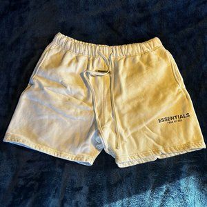 Fear Of God Essentials White Shorts